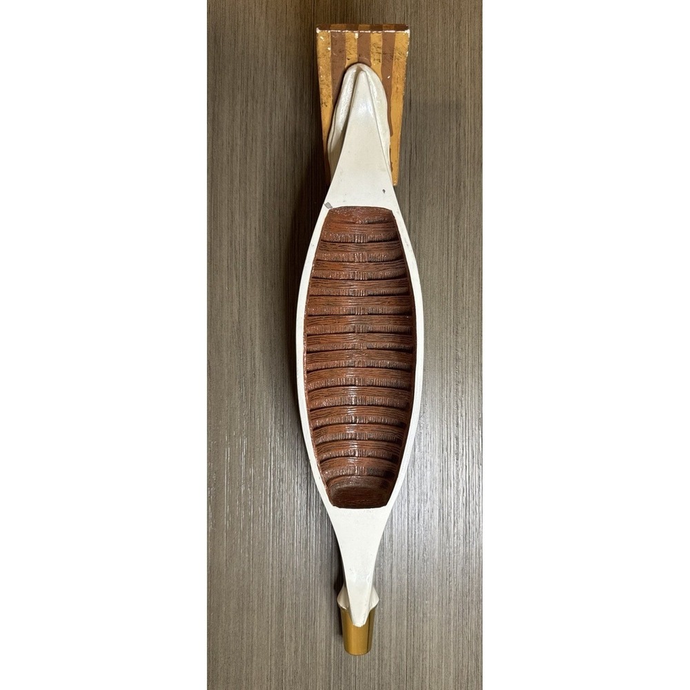 Leinenkugel's Cranberry Ginger Shandy Beer Tap Handle Christmas Canoe Sled 14" - Picture 2 of 6